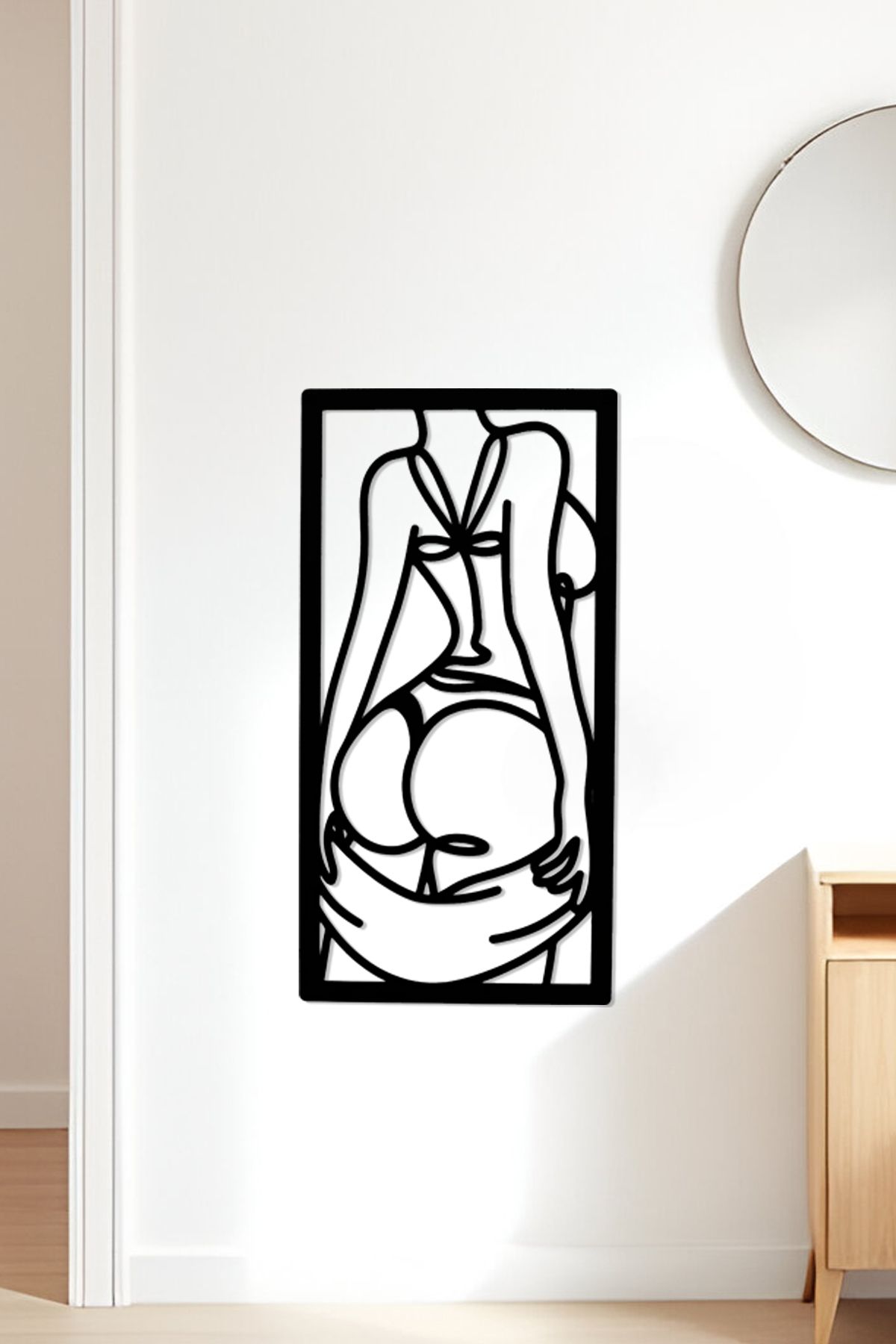 oalpo Modern Dekoratif Tablo, Dolap, Duvar ve Kapı Üzerine Uygun, 3D Baskı, 20cm