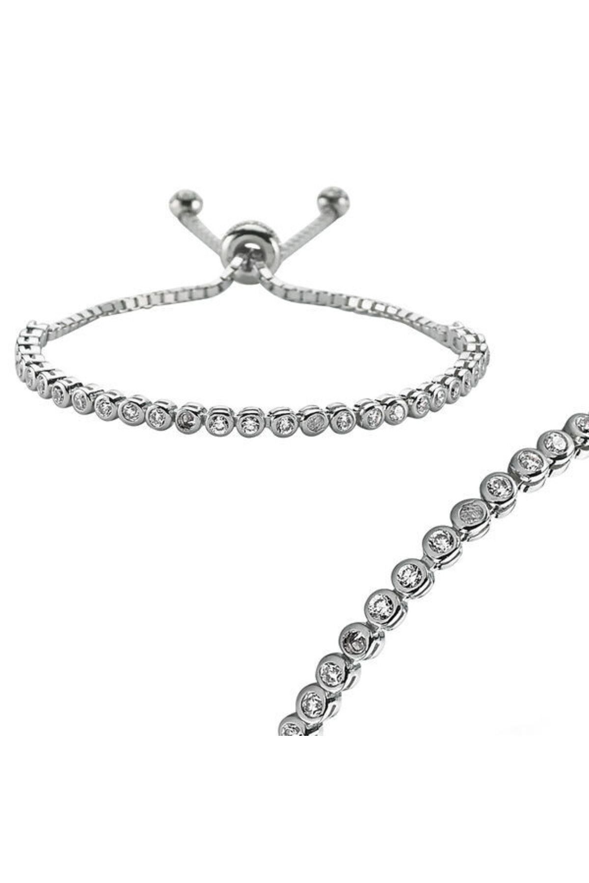 shop Su Yolu Ayarlanabilir Asansörlü 925 Ayar Gümüş Bileklik