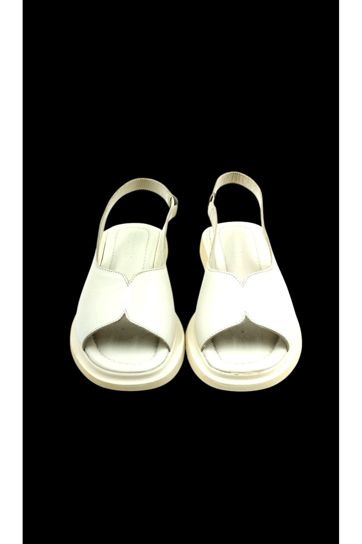 Escarpinshoes KADIN HAKİKİ DERİ BANTLI ŞIK GÜNLÜK SANDALET