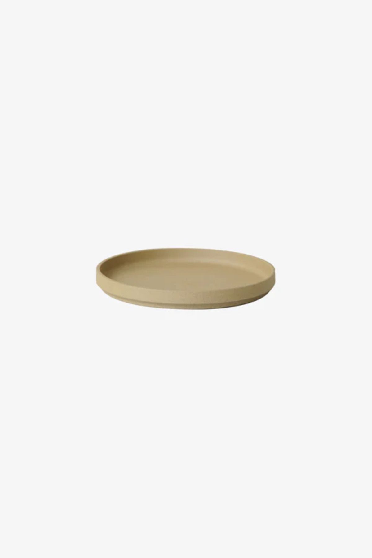 HASAMI PORCELAIN Natural Kapaklı Tabak ø185mm Modüler ve Üst Üste Geçmeli Tasarım