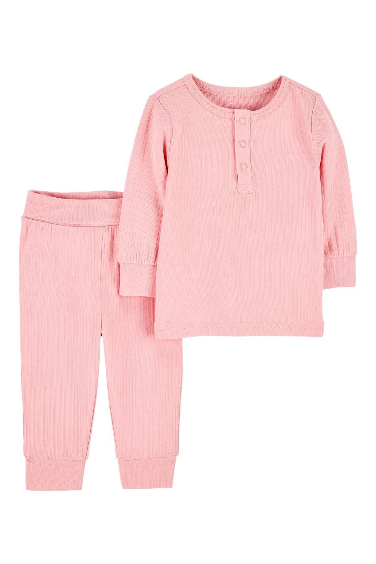 Carter's carters Kız Bebek Pantolon PurelySoft 2'li Set
