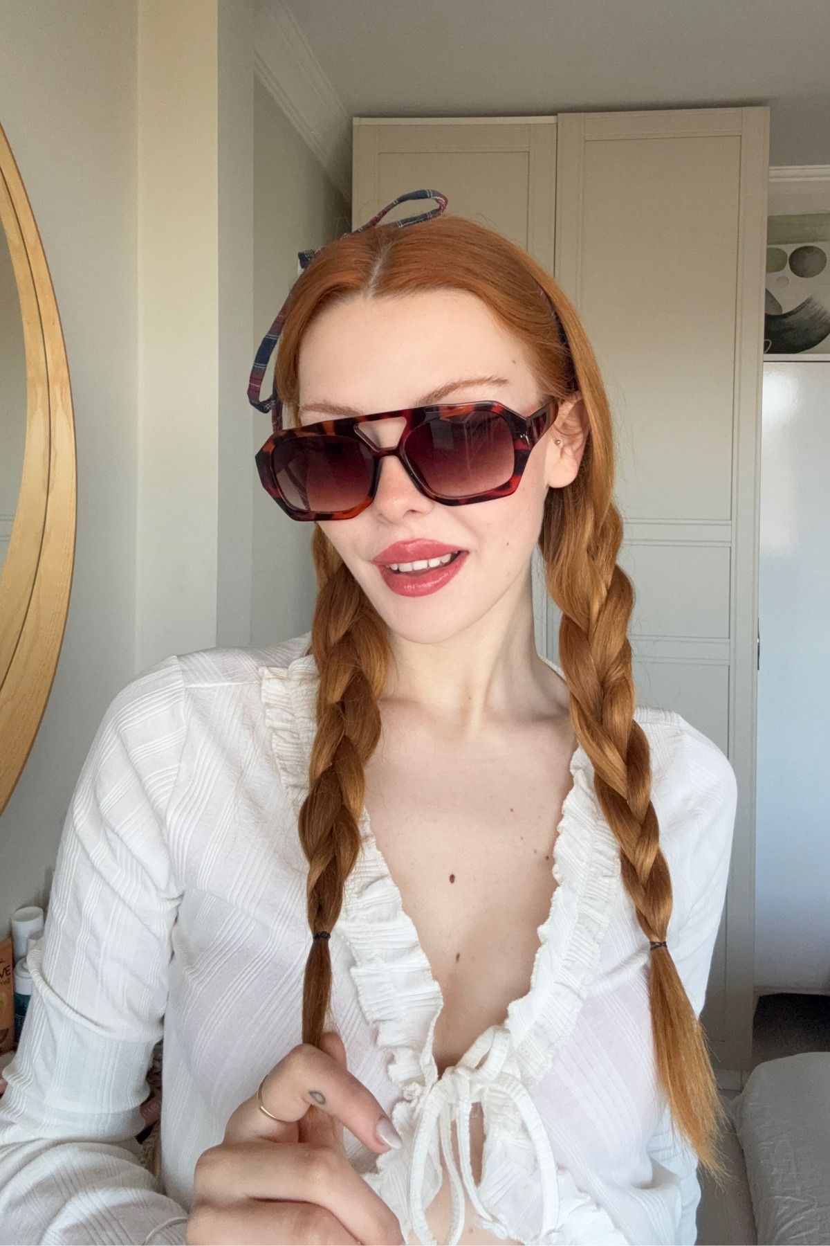 FALAN EYEWEAR Tunny Kadın Güneş Gözlüğü Leopar Kahve