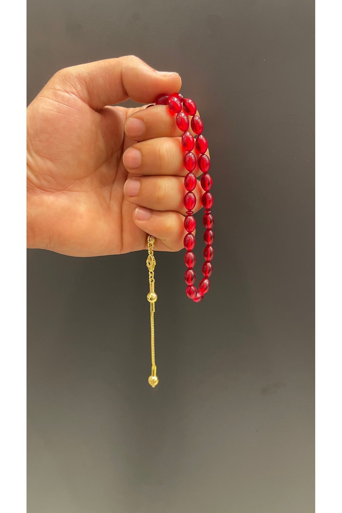 AURA STONE Sıkma Kehribar Tesbih