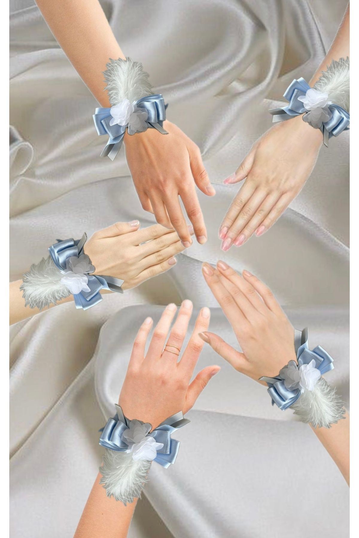 SERENA BD NEDİME BİLEKLİĞİ SET (5li) KINA GECESİ BİLEKLİK BEKARLIĞA VEDA BRIDE TO BE
