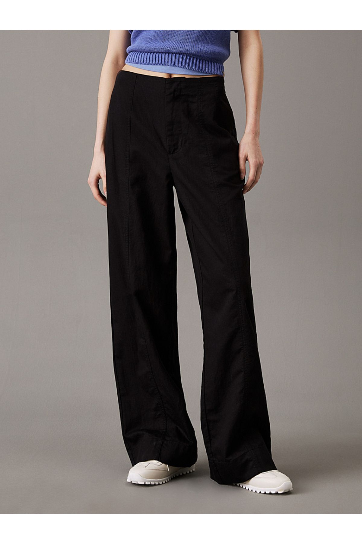 Calvin Klein Soft Cotton Linen Trousers