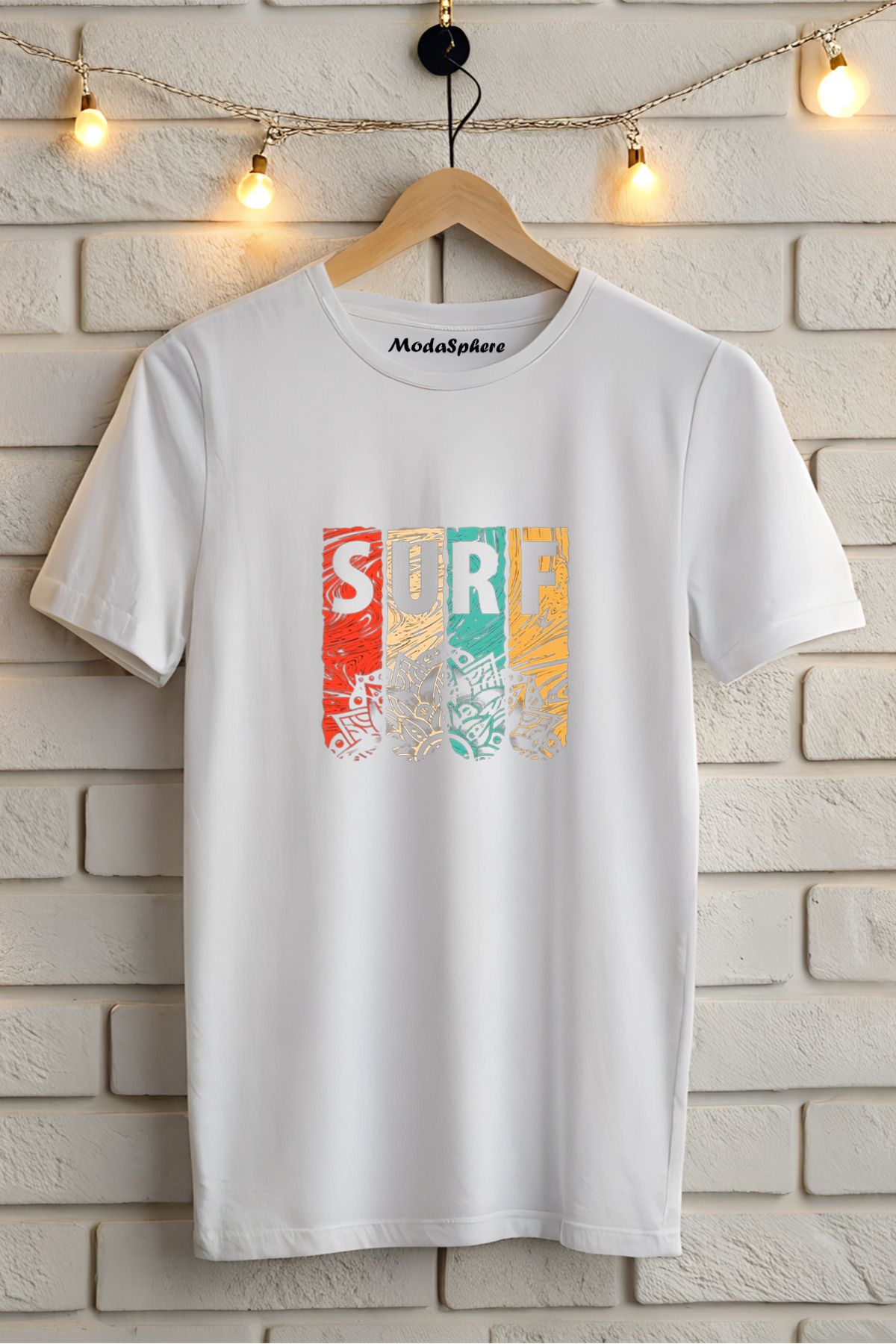 ModaSphere Baskılı Unisex Oversize Tişört