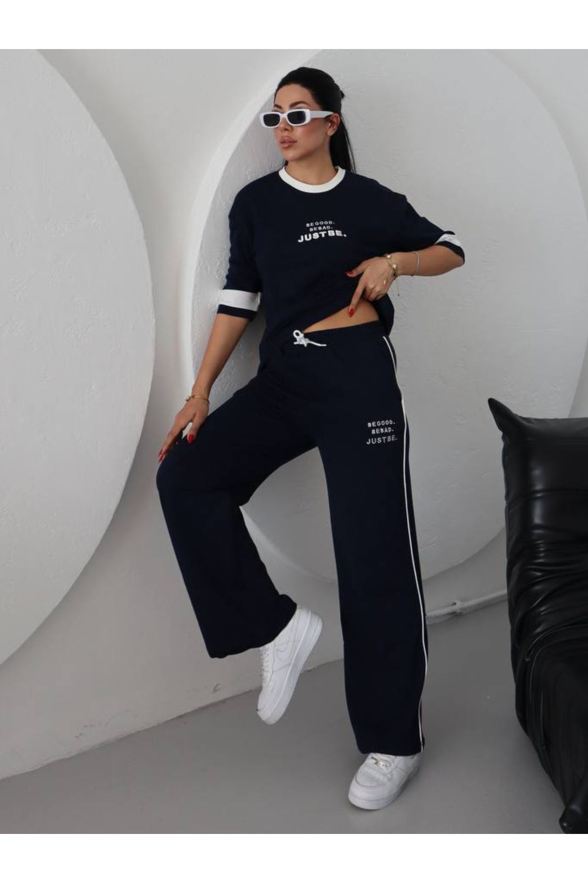 estilowear Kadın yaz spor eşofman takımı günlük kullanıma uygun ve çok rahat Model 1990