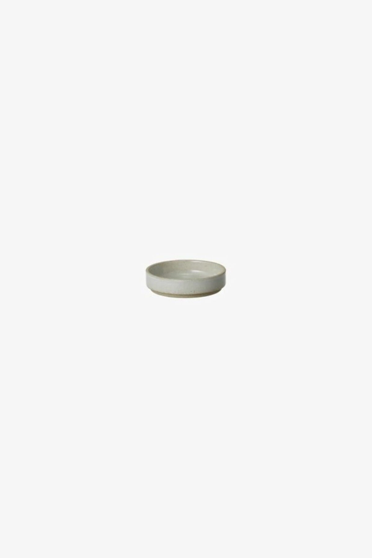 HASAMI PORCELAIN Japon Tasarımı Parlak Gri Seramik Tabak/Kapak 8.5 cm Çaplı