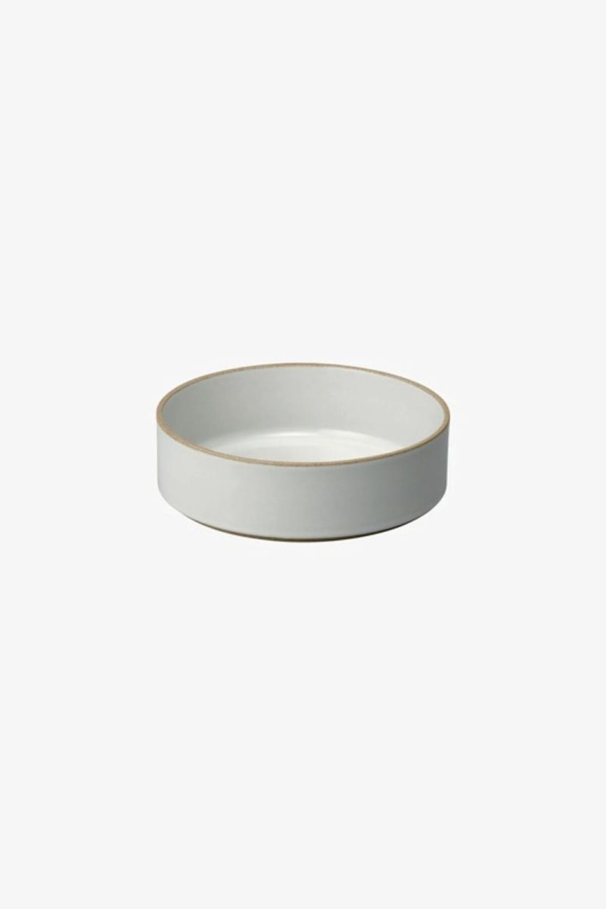 HASAMI PORCELAIN Japon Tasarımı Parlak Gri Seramik Kase 18.5 cm Çaplı