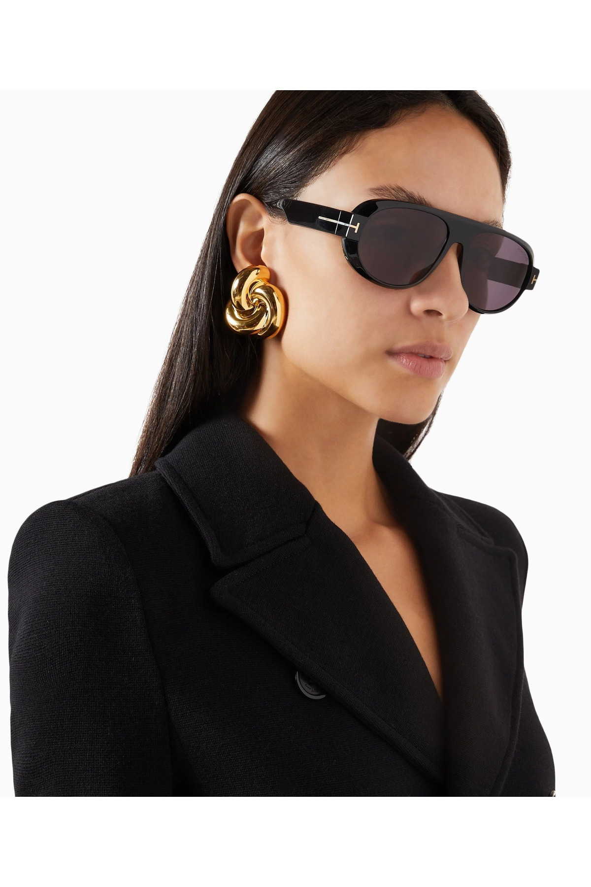 عینک آفتابی مردانه راسته | تام فورد Tom Ford FT1102 01A - تصویر 8