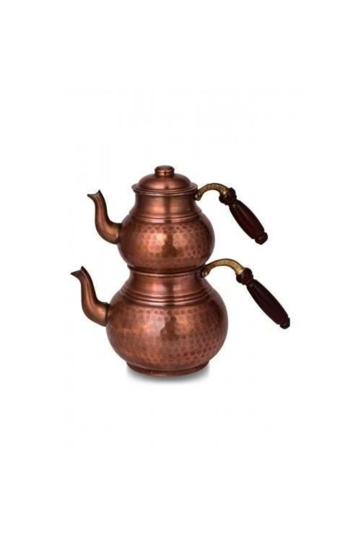 SLAINTE Klasik Çaydanlık Büyük Boy El Dövme Oksit Bakır Çaydanlık