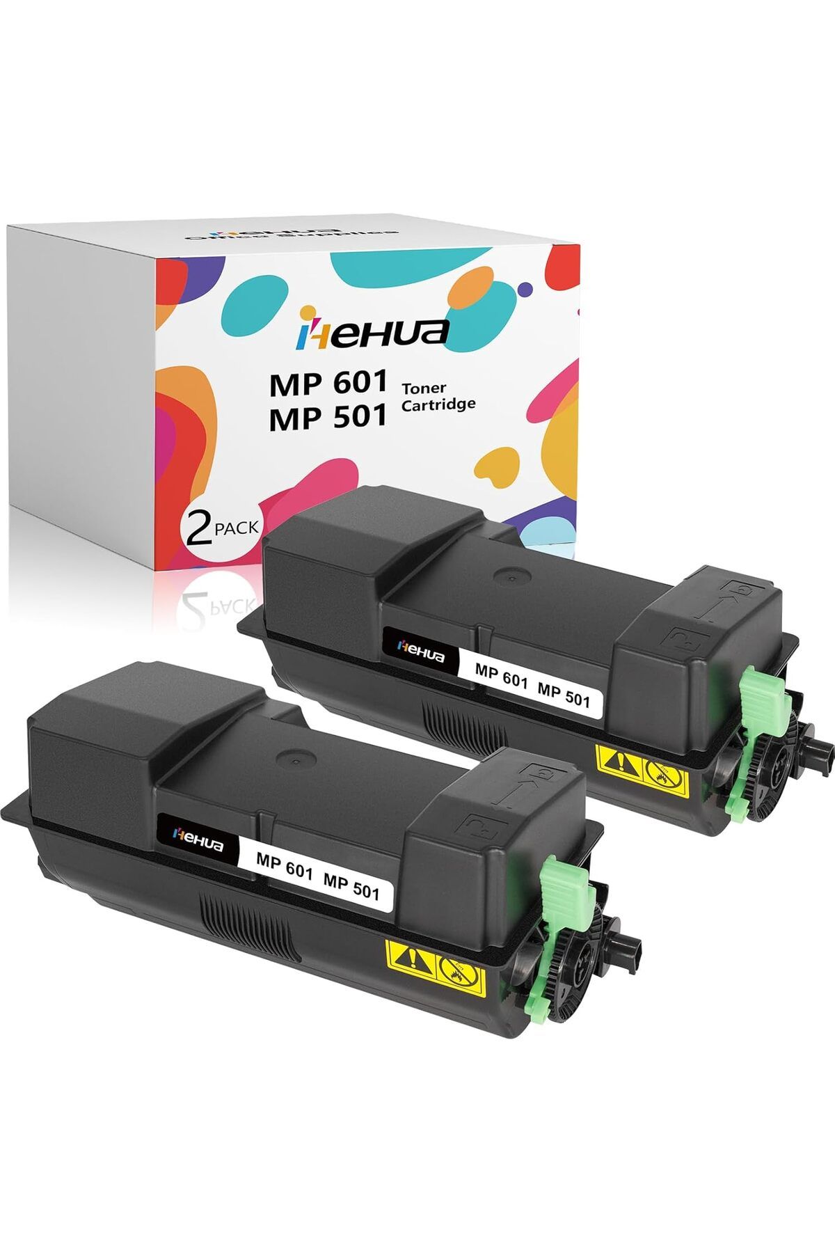 Ricoh MP 501 MP 601 Toner SP 5300 SP 5300dn SP 5310dn MP 501SPF MP 601SPF (2 Black,25,000 Pages