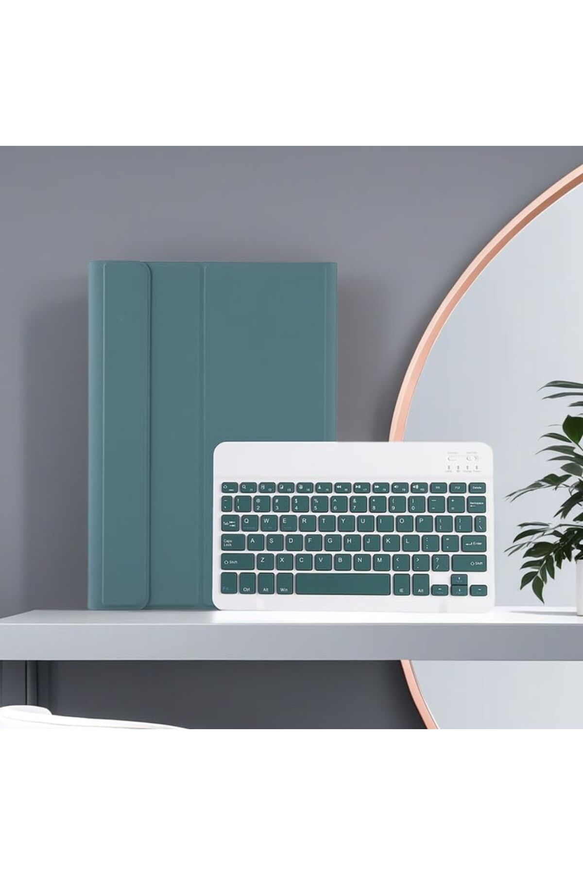 Fogy Redmi Pad Se 11 Inç için Çıkarılabilir Bluetooth Klavyeli Kılıfı