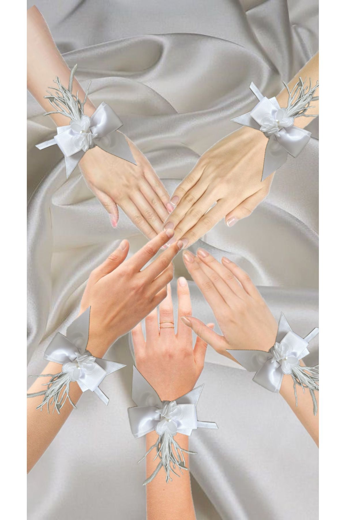 SERENA BD NEDİME BİLEKLİĞİ SET (5li) KINA GECESİ BİLEKLİK BEKARLIĞA VEDA BRIDE TO BE