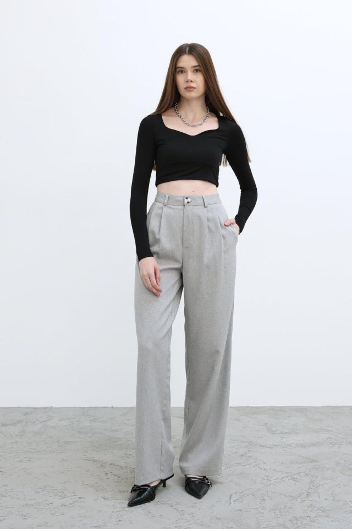 Meleners PANTOLON - Gri