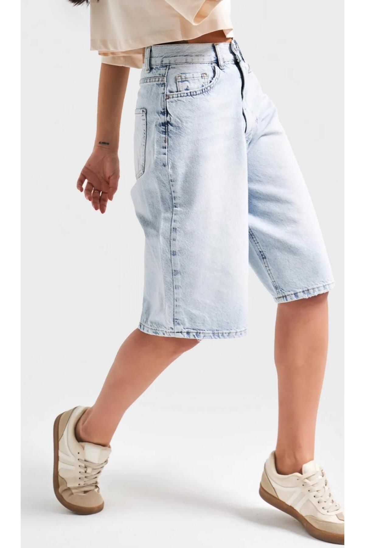 shop BAGGY PUCKET AÇIK KAR YIKAMA ŞORT