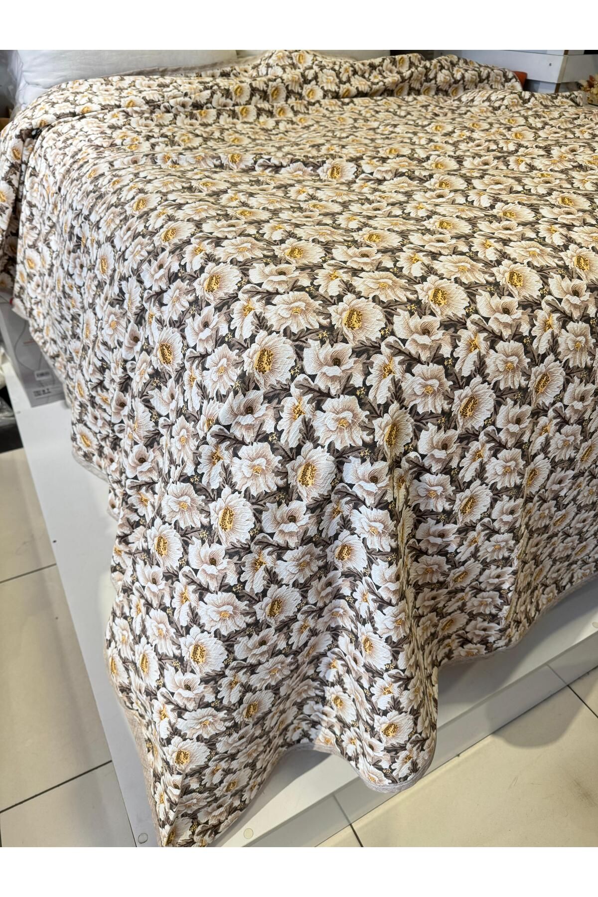 ŞENER HOME-Daisy Pattern Printed 150X240 Cm. Single Single Pike 2