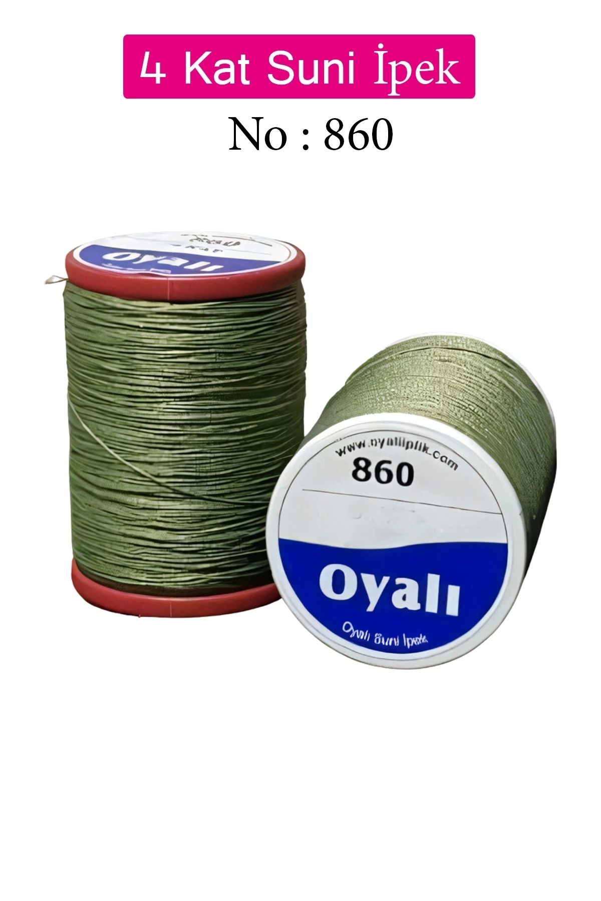 Royaleks Oyalı 4 Kat Suni İpek İplik İğne Oyası Boncuk İpi Tığ Oyası No:860