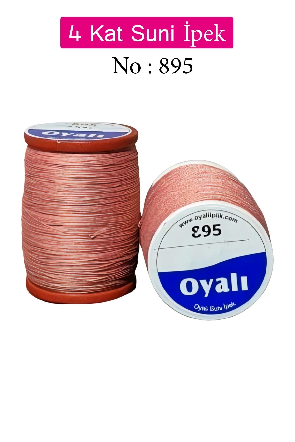 Royaleks Oyalı 4 Kat Suni İpek İplik İğne Oyası Boncuk İpi Tığ Oyası No:895