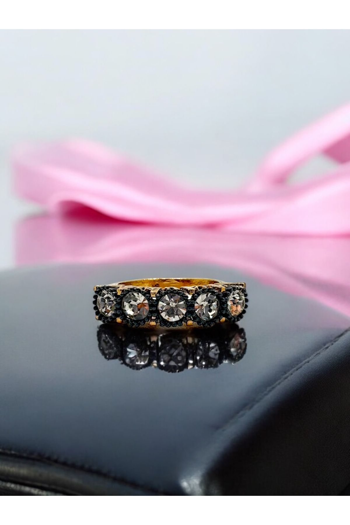 FUYA JEWELLERY Elmas Montür Beştaş Yüzük
