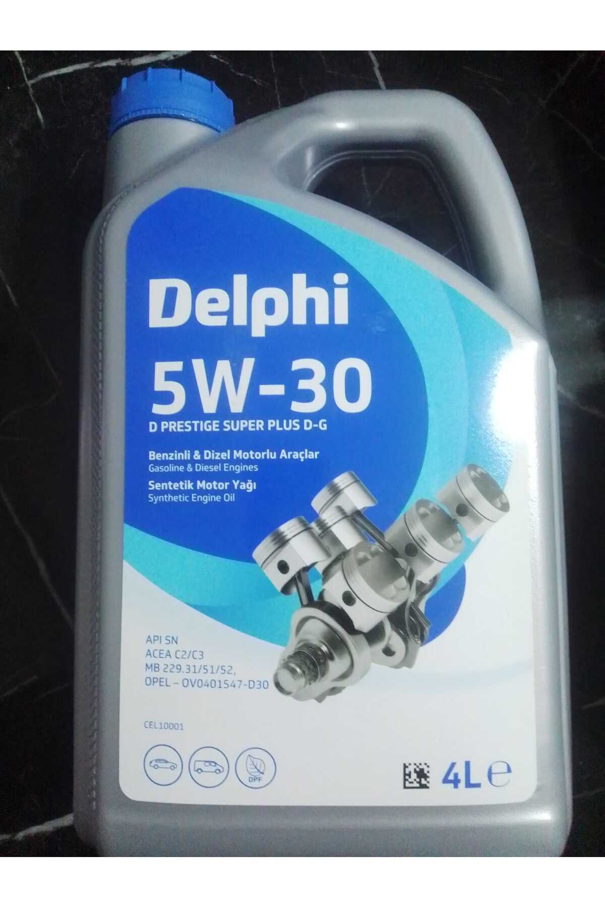 DELPHİ Delphi 5W30 Motor Yağı API SN ACEA C2 C3 Onaylı Motor Yağı 4 Litre
