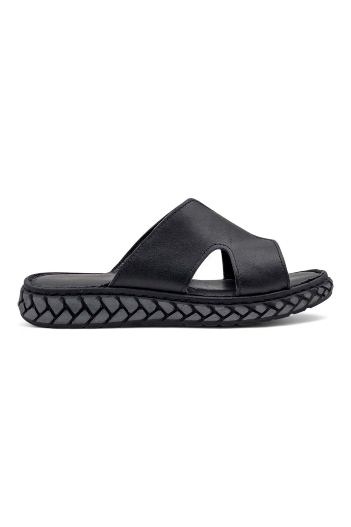 Shoes MR WHİTE ORTOPEDİ V MODEL HAKİKİ DERİ KADIN TERLİK SİYAH