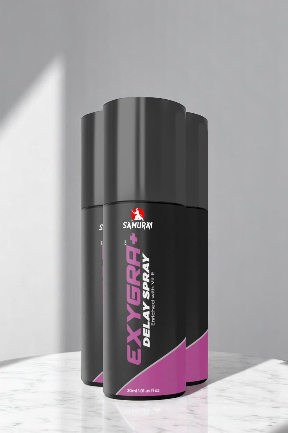 SAMURAY 3 Adet - Cinsel İlişkiyi Zevkli Hale Getiren Geciktiricili Sprey 30 ml