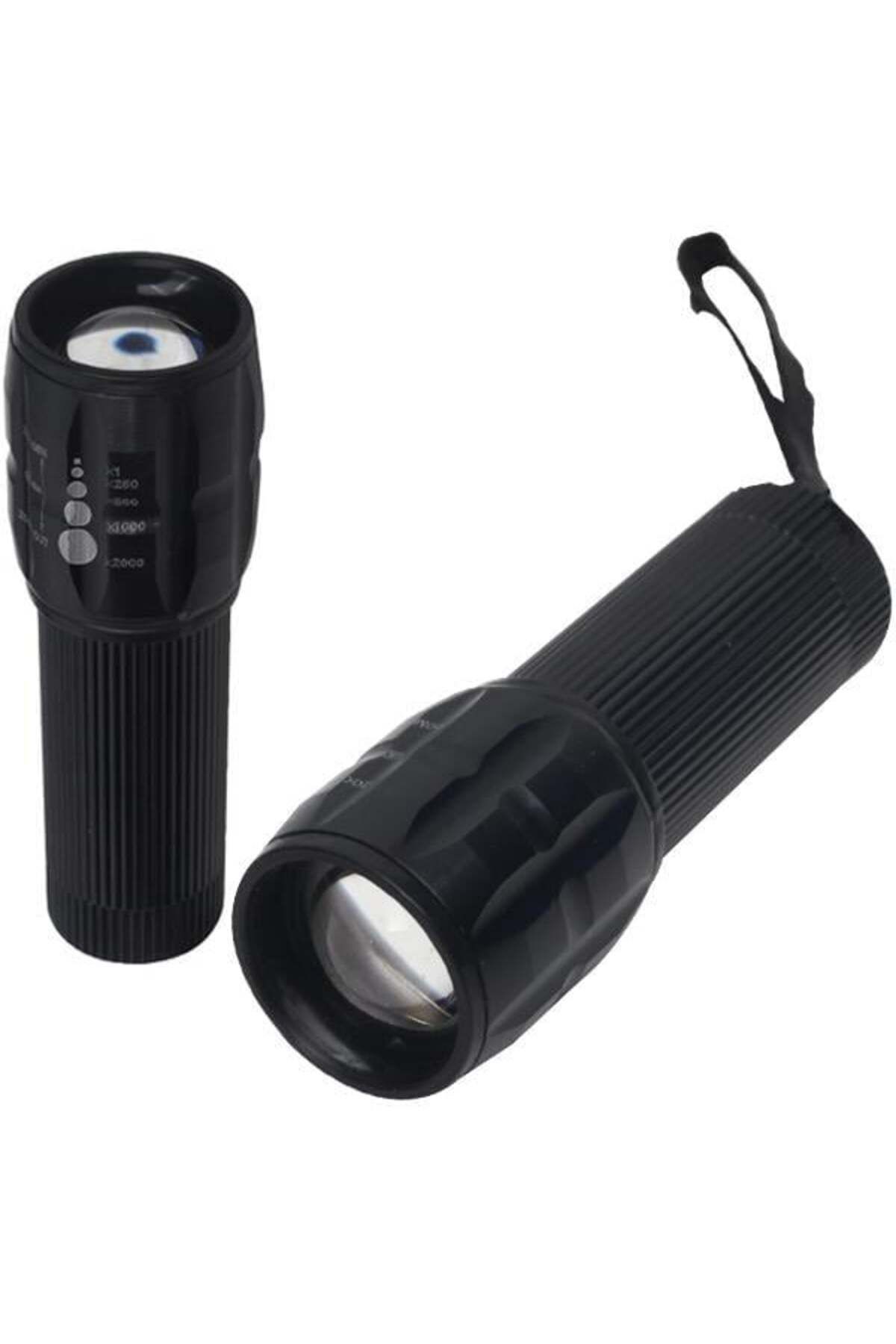 ÖYKÜ VE YİĞİT Powermaster MX-7303 Mercekli Zoomlu Fener