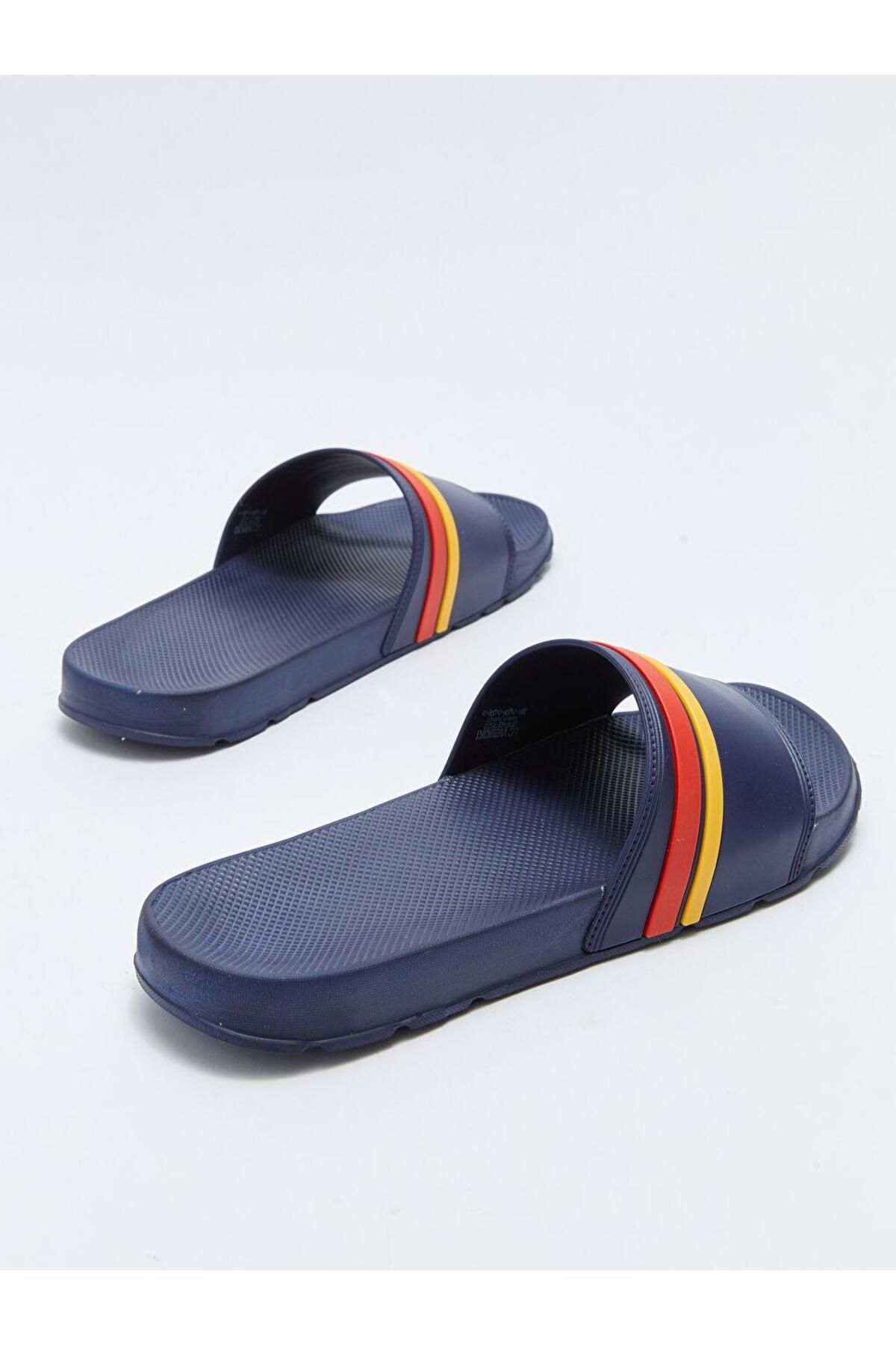 LC Waikiki-Ανδρικές παντόφλες Color Block Single Strap (S2) 5