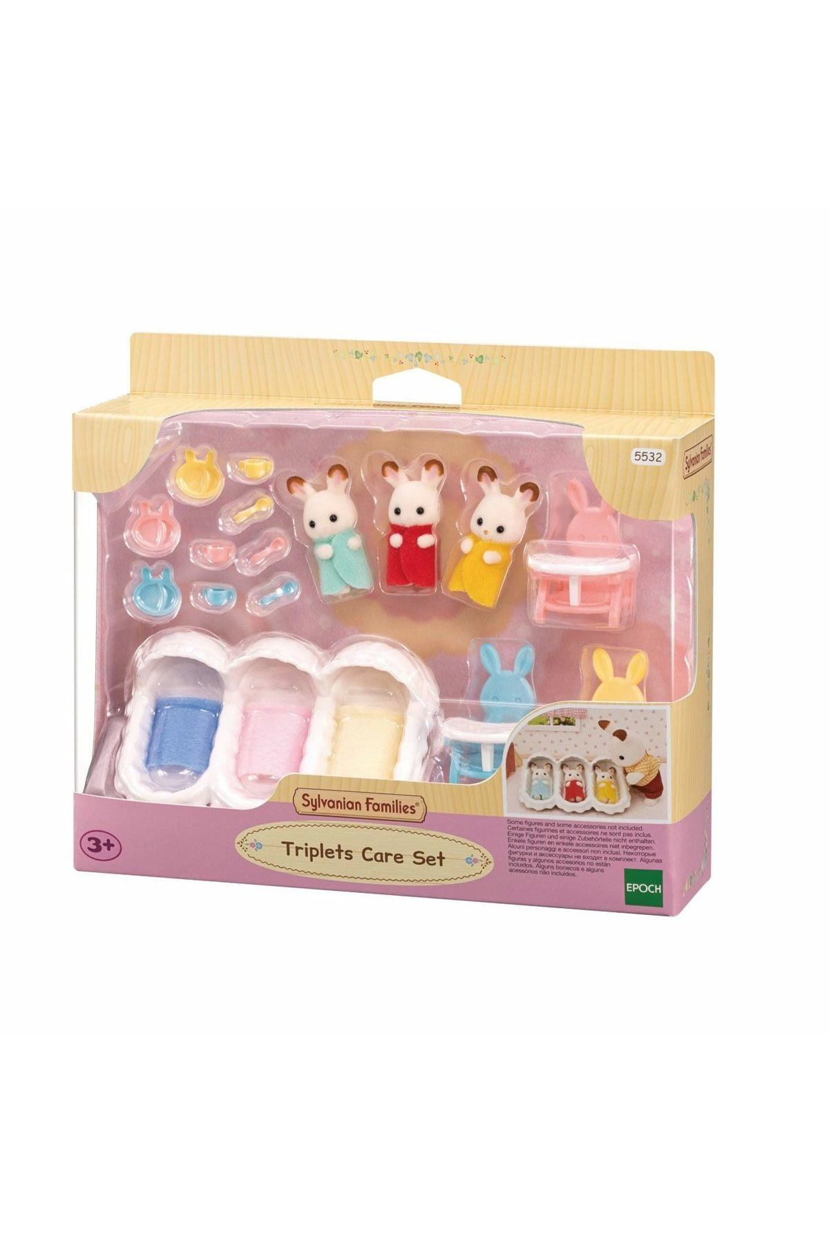MT29 GİYİM 5532 Sylvanian Families Üçüzler Bakım Seti +3 yaş
