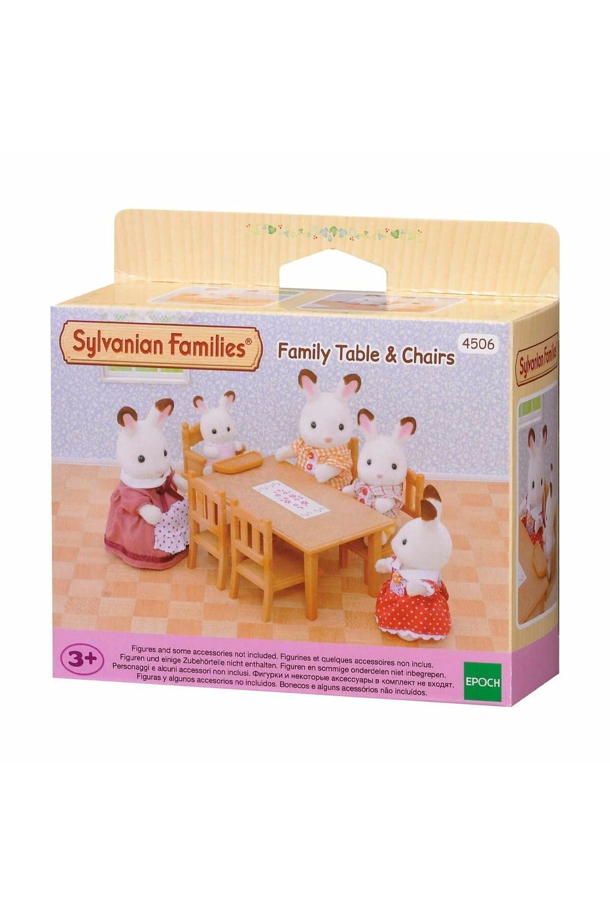 ÖYKÜ VE YİĞİT 4506 Sylvanian Families Yemek Masası Seti - figürler ayrı satılır +3 yaş