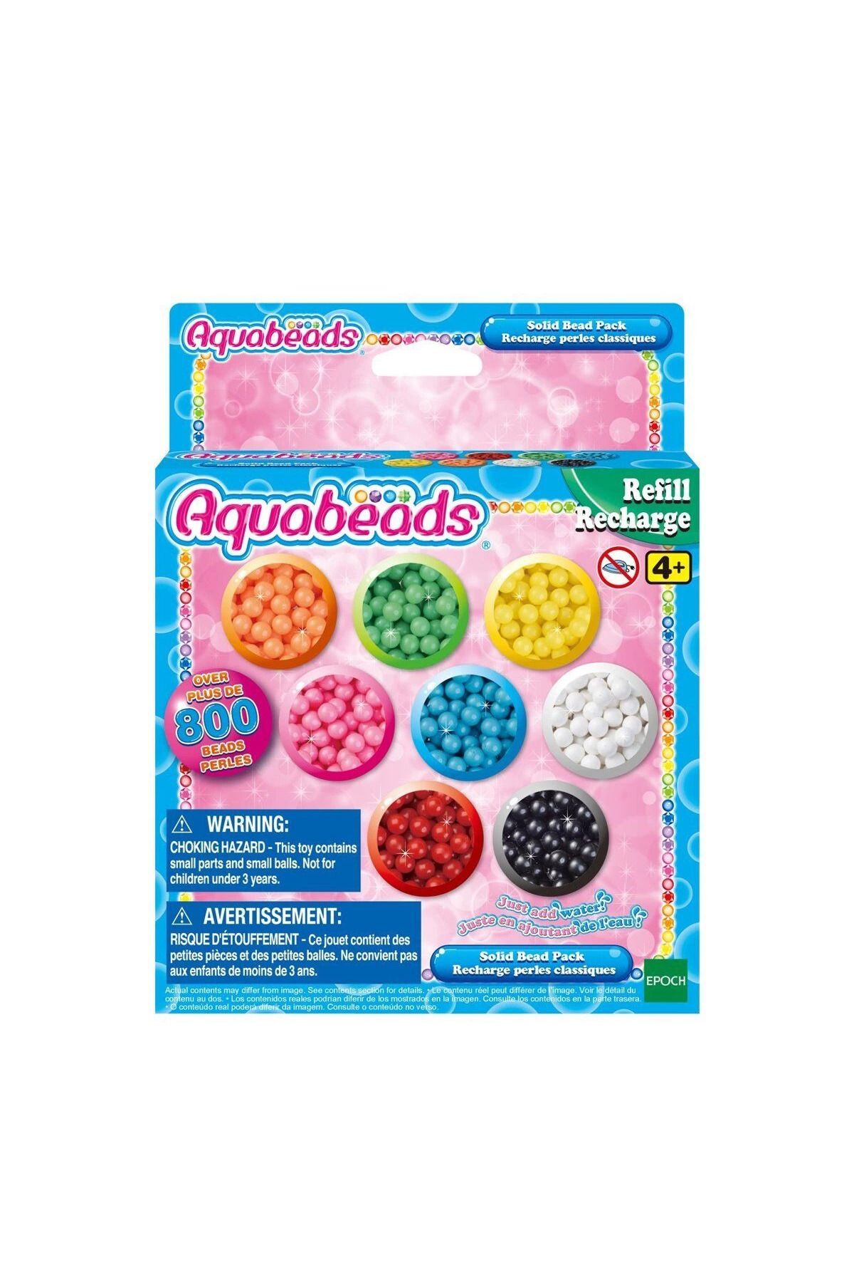 ÖYKÜ VE YİĞİT 31517 Epoch AquaBeads Boncuk Paketi, 800 parça +4 yaş