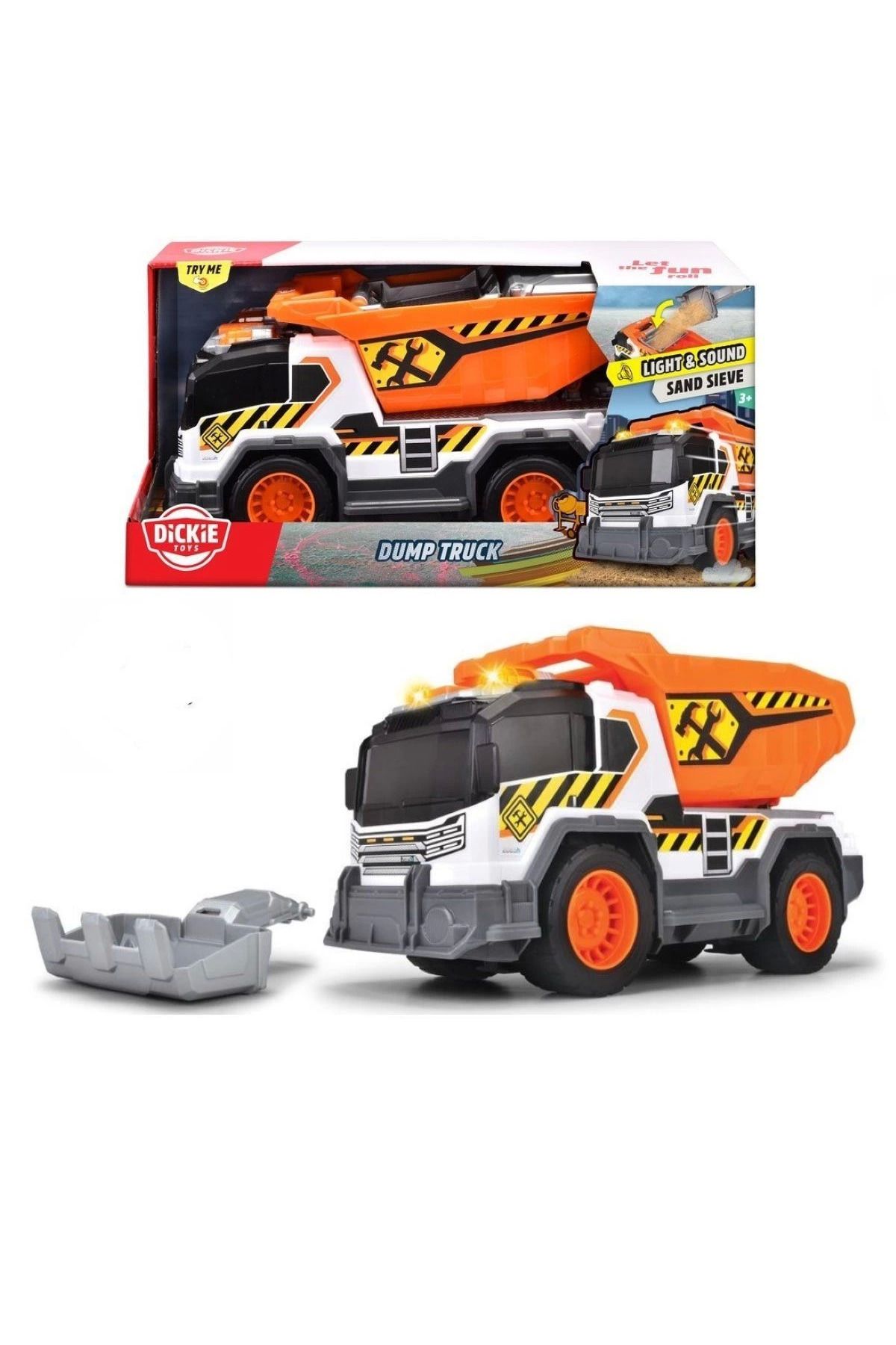 MT29 GİYİM 20330625 Sesli ve Işıklı Kum Elekli Kamyon -Dickie