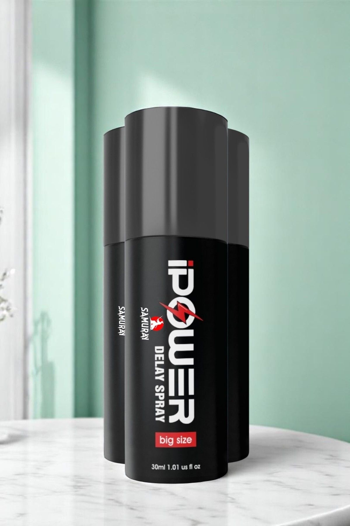 SAMURAY 3 Adet - Leke Bırakmayan Geciktiricili Sprey 30 ml – Temiz Kullanım Deneyimi