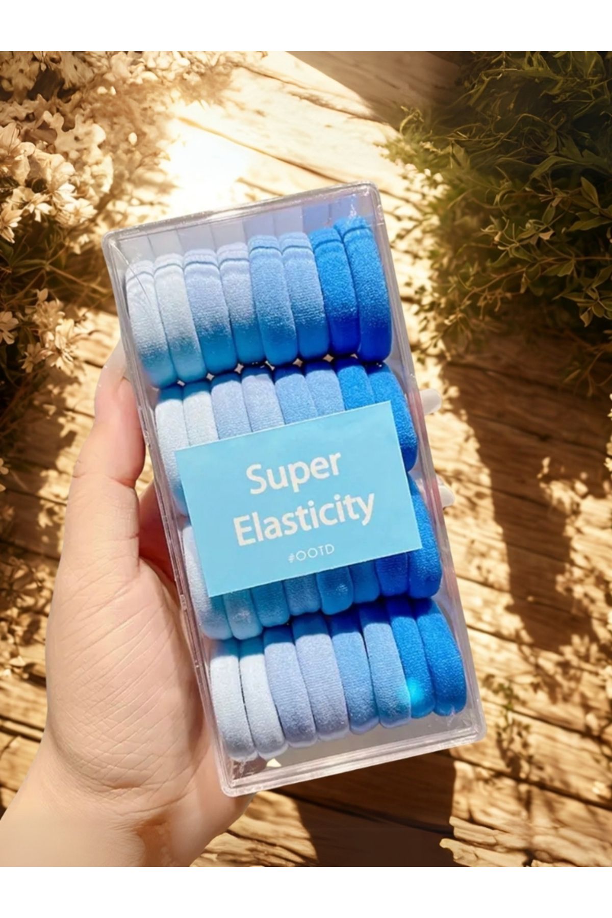EliraToka 32 li Büyük Boy Kadın - Kız Çocuk Kutu Lastik Toka