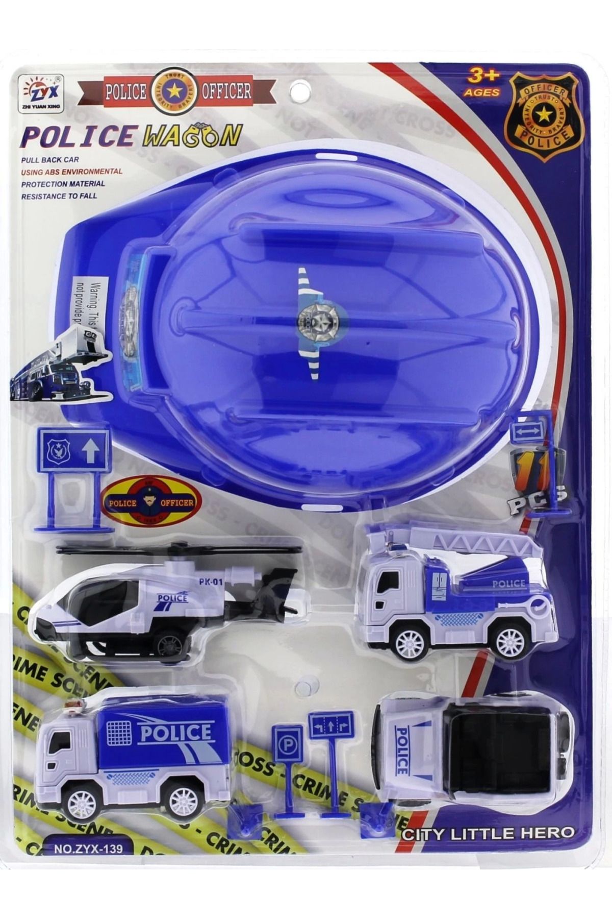 Heez Baretli Polis Araçları Seti