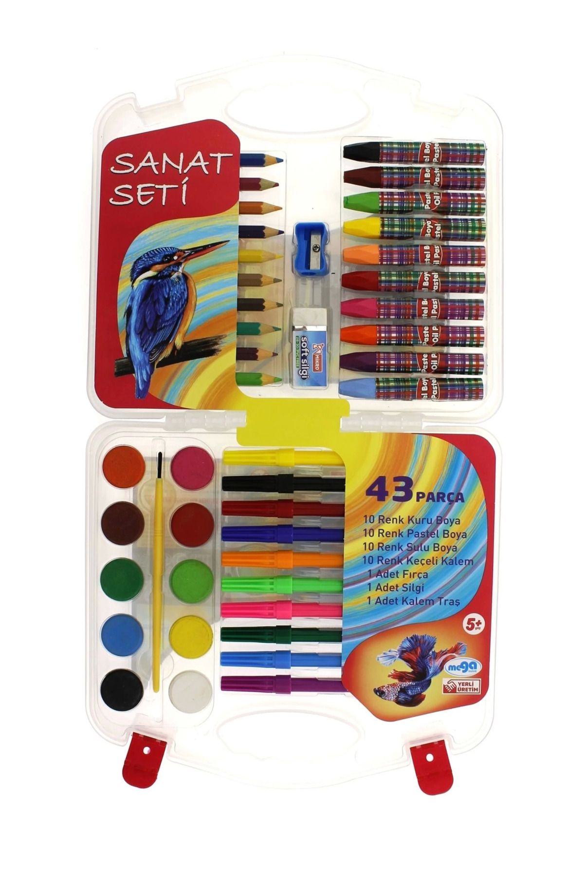 gizmurstore 43 Parça Çantalı Sanat Seti