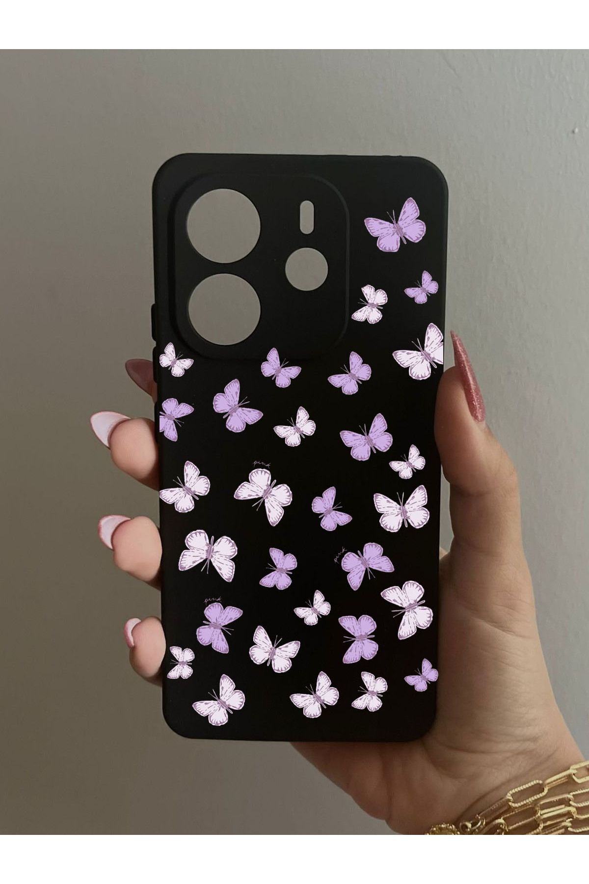 Framgan Xiaomi Redmi Note 14 Uyumlu Desen Tasarımlı Yüksek Kalite Tam Uyumlu Kılıf Arka Kapak