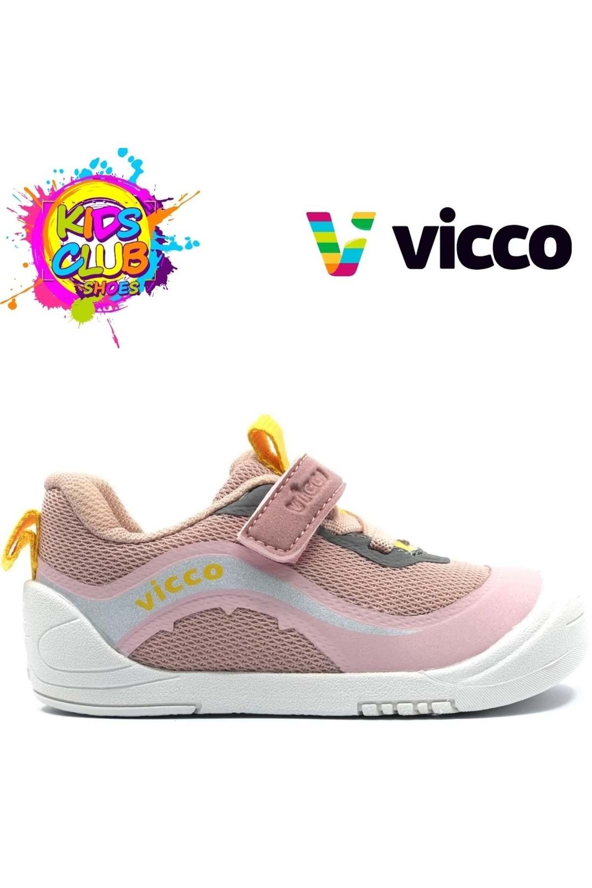 Kids Club Shoes Vicco Burdu Ortopedik Çocuk Spor Ayakkabı PUDRA