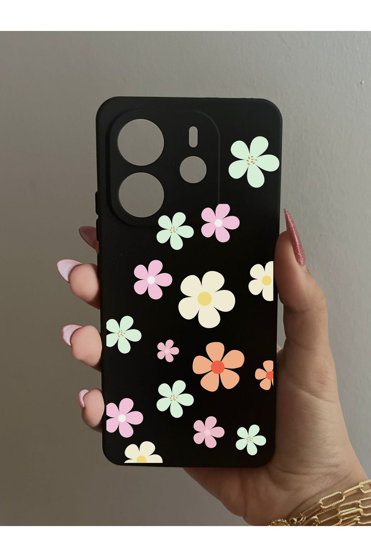Framgan Xiaomi Redmi Note 14 Uyumlu Desen Tasarımlı Yüksek Kalite Tam Uyumlu Kılıf Arka Kapak