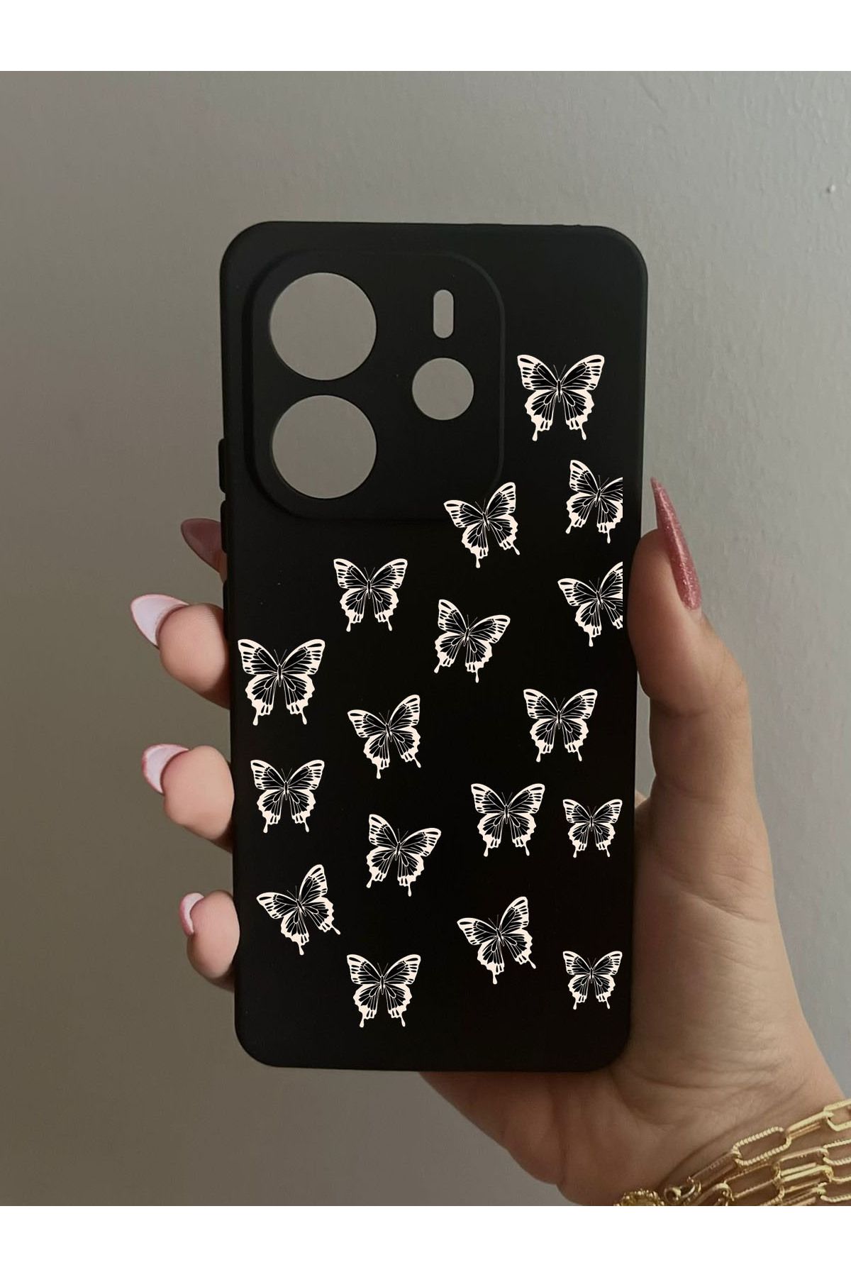 Framgan Xiaomi Redmi Note 14 Uyumlu Desen Tasarımlı Yüksek Kalite Tam Uyumlu Kılıf Arka Kapak