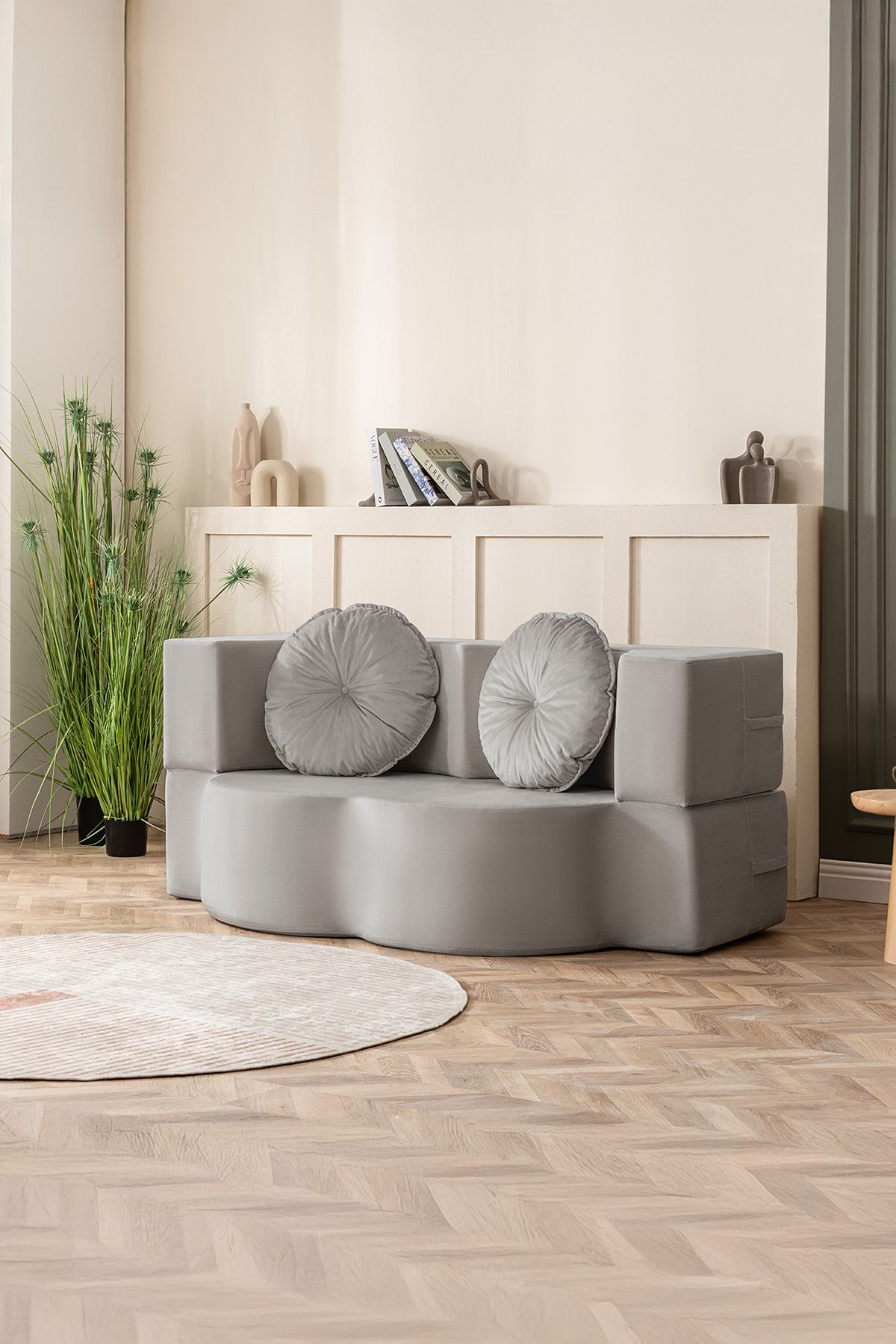BRANNA HOME Neiro Çift Kişilik Koltuk & Yataklı & Açılabilen & Aktivite & Sünger & Modern Tv Koltuk