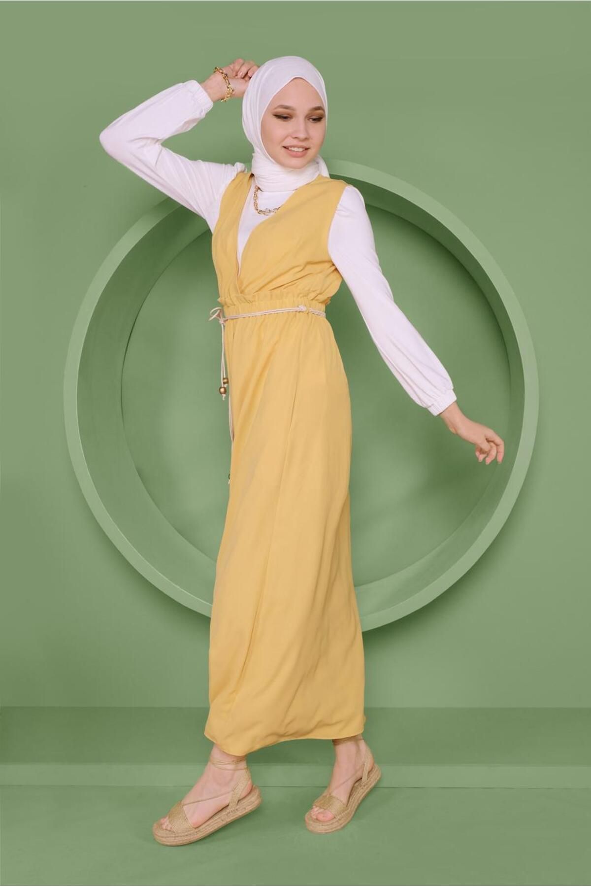 Alvina-Waist with Elastic Button Double Gel 41410 2