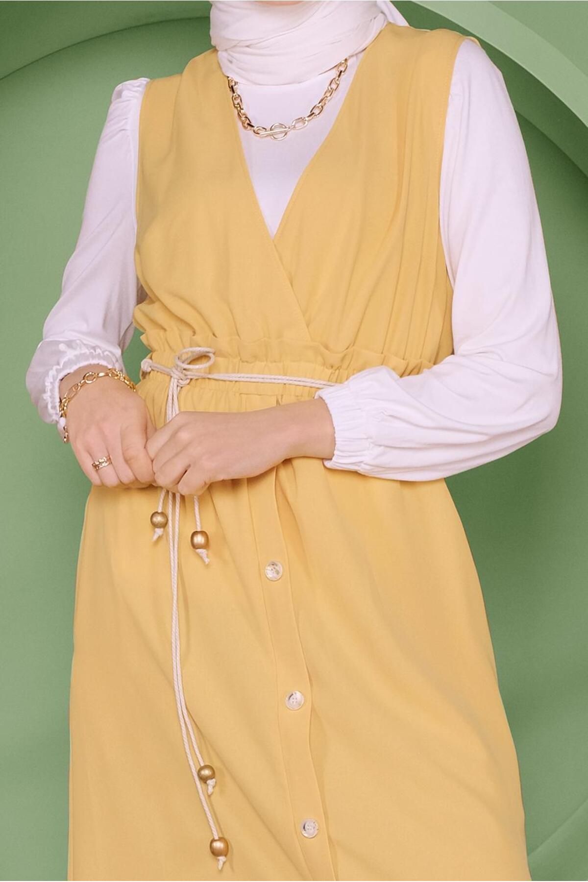 Alvina-Waist with Elastic Button Double Gel 41410 4