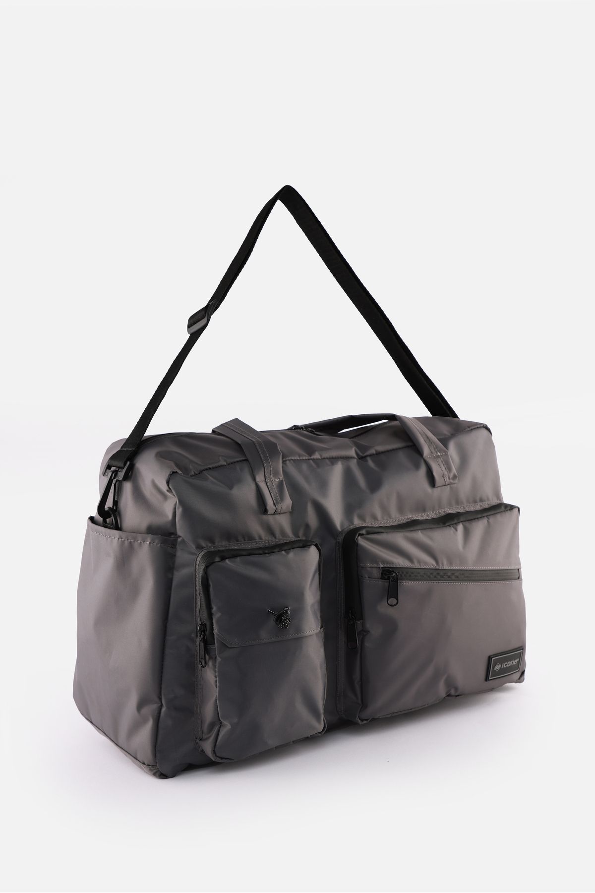 ICONE BAG-Large Size Travel Bag - Adjustable with Shoe Compartment, Suitcase Attachment, and Water Repellent Multi-Pockets 4