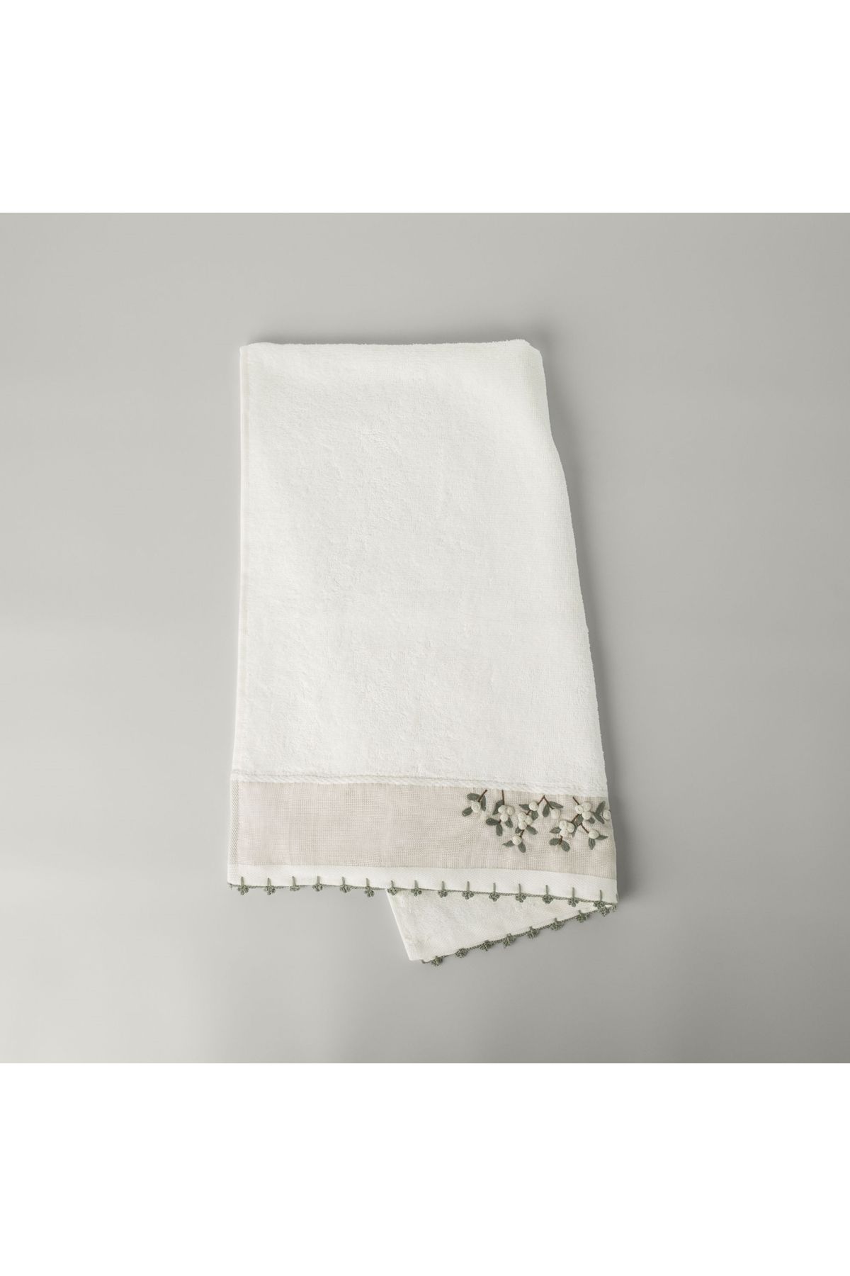 Vıvıa Bambu Yüz Havlusu 50x85 Cm Ekru
