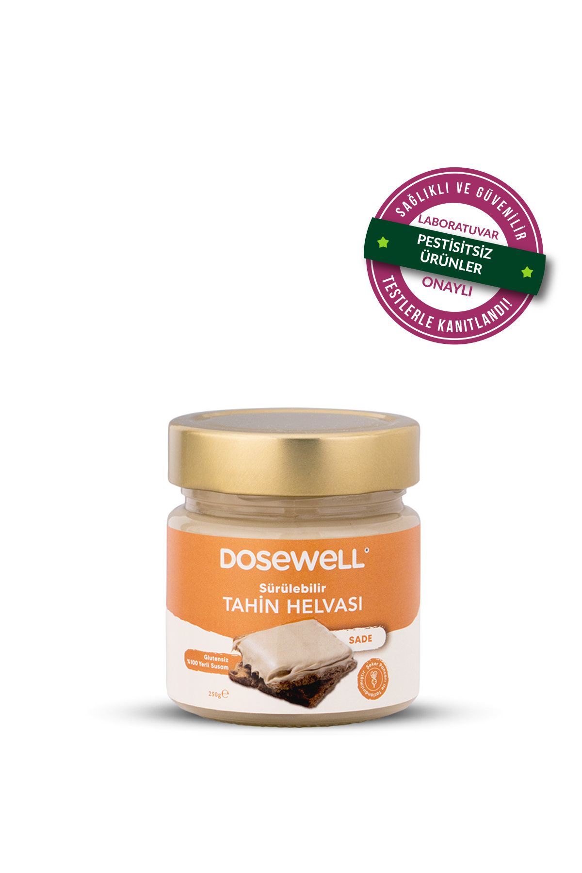 Dosewell Sürülebilir Tahin Helvası Sade 250 gr
