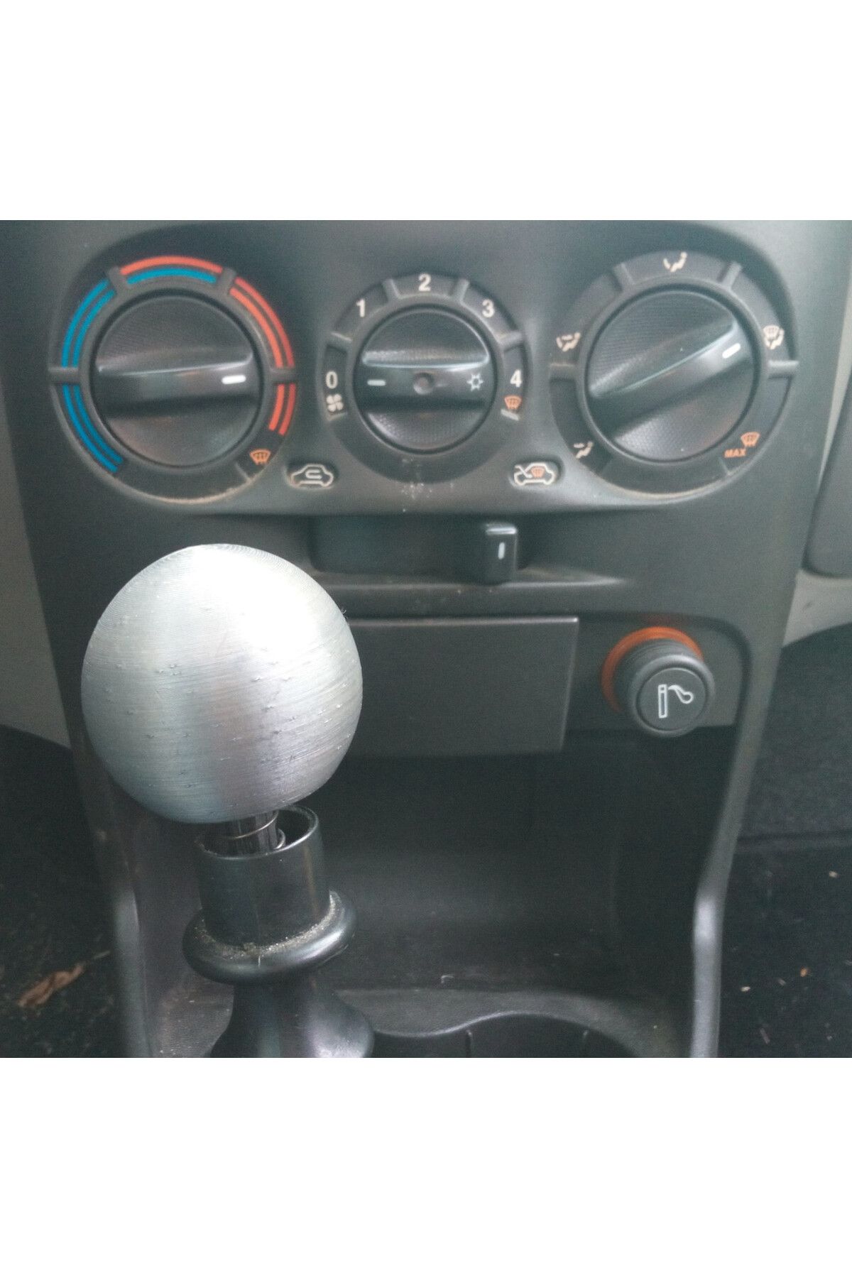Lucest Yarış Küresel Vites Knob Fiat Punto MK 2 II 1.2 8V 98 - 03 ve diğer Uyumlu  (Plastik Aparattır!!!)