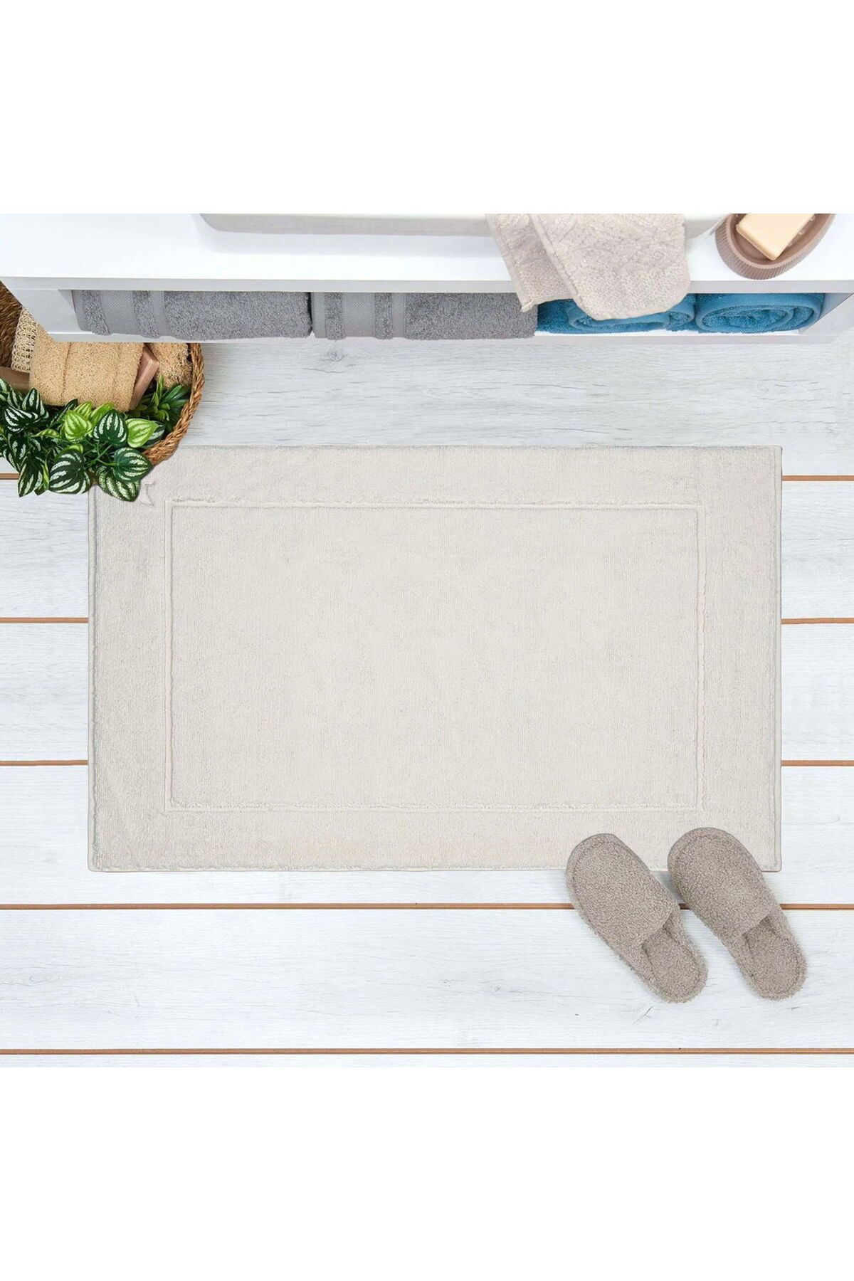 MATMEL Fly Banyo Paspası - Beyaz - 60x100 cm