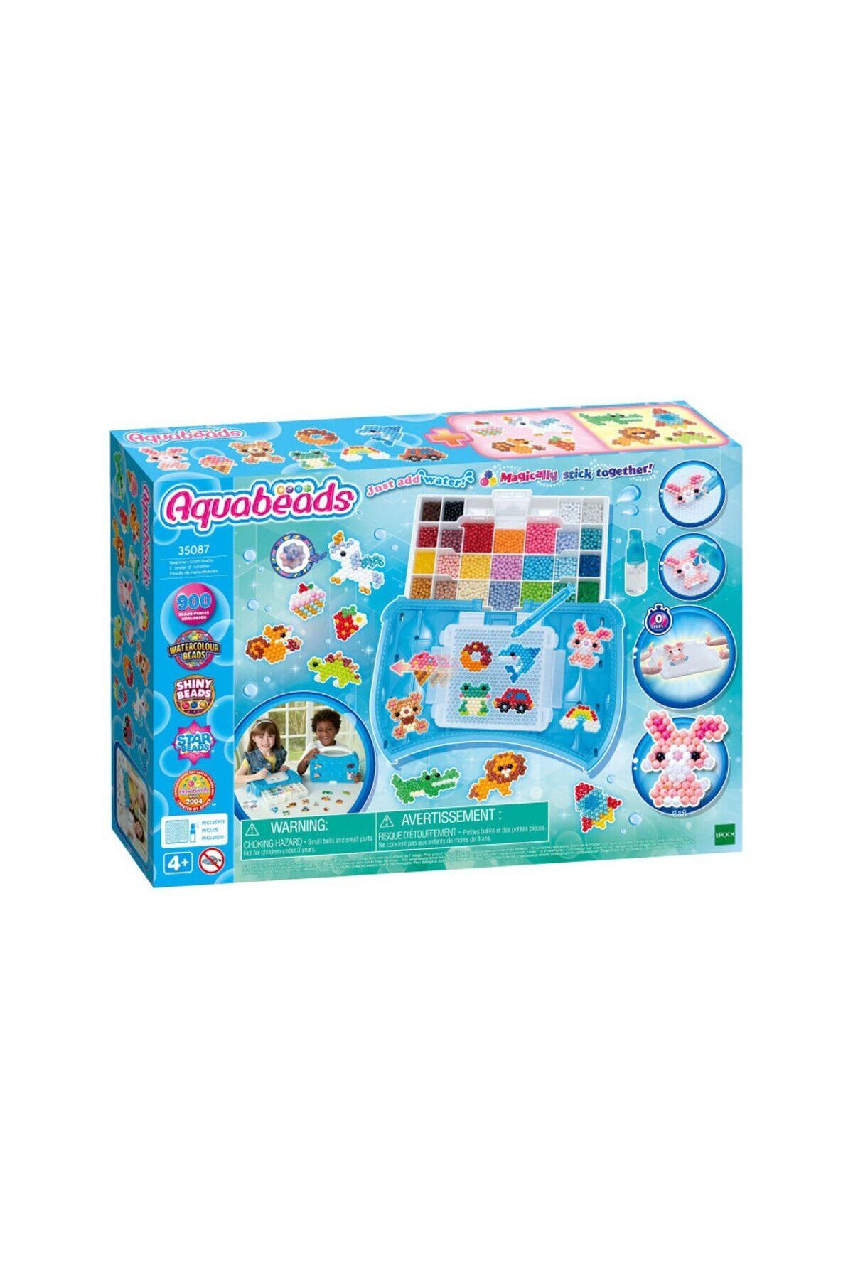 ADORE OYUNCAK 35087 AquaBeads Çantalı Başlangıç Stüdyosu 900 parça +4 yaş